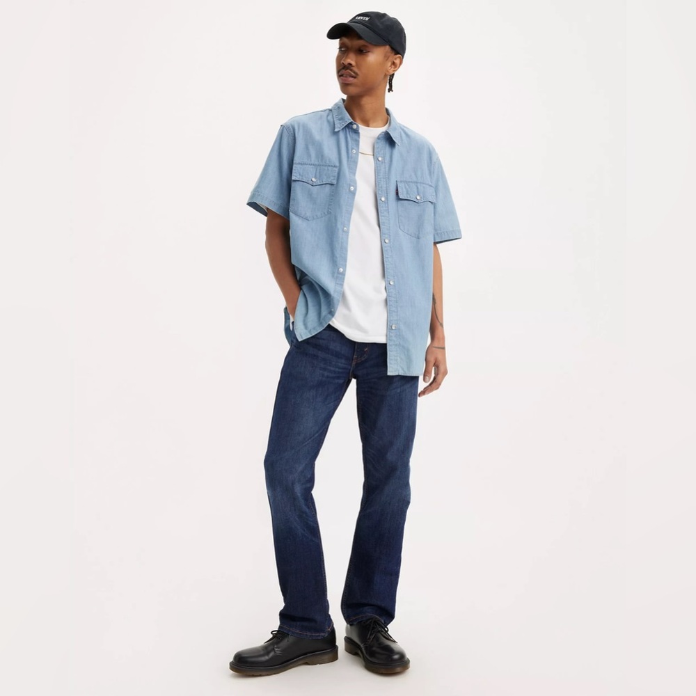 513 Slim Straight Levi’s Flex Men’s Jeans 38x32 - Tree Topper - Medium Wash
